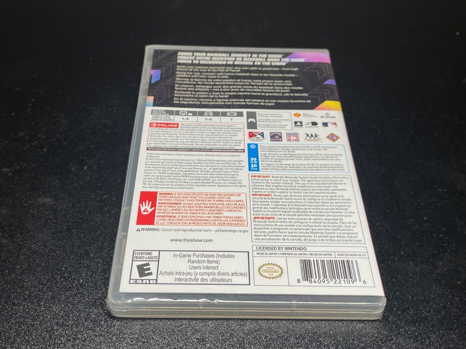 MLB The Show 25 Baseball (Nintendo Switch, 2025)🔥Fast Shipping🔥Factory Sealed