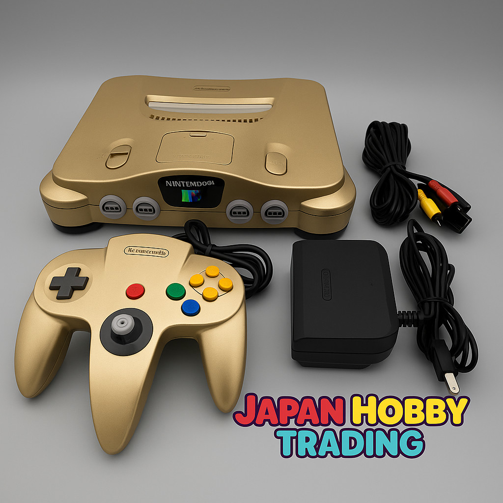 Nintendo 64 toys R’ Us Gold N64 Chose Controller Cables Region Free Tested