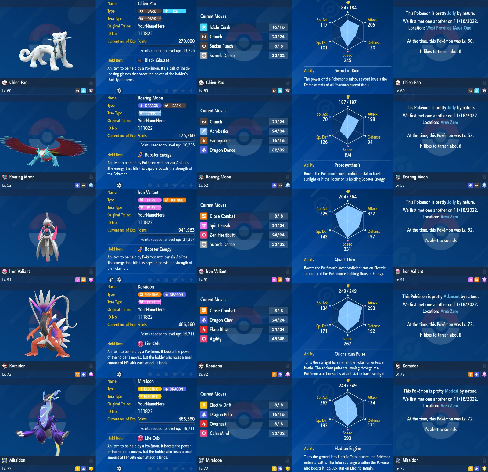Pokemon Home Scarlet Violet Teal Mask Indigo Disk Blueberry Shiny