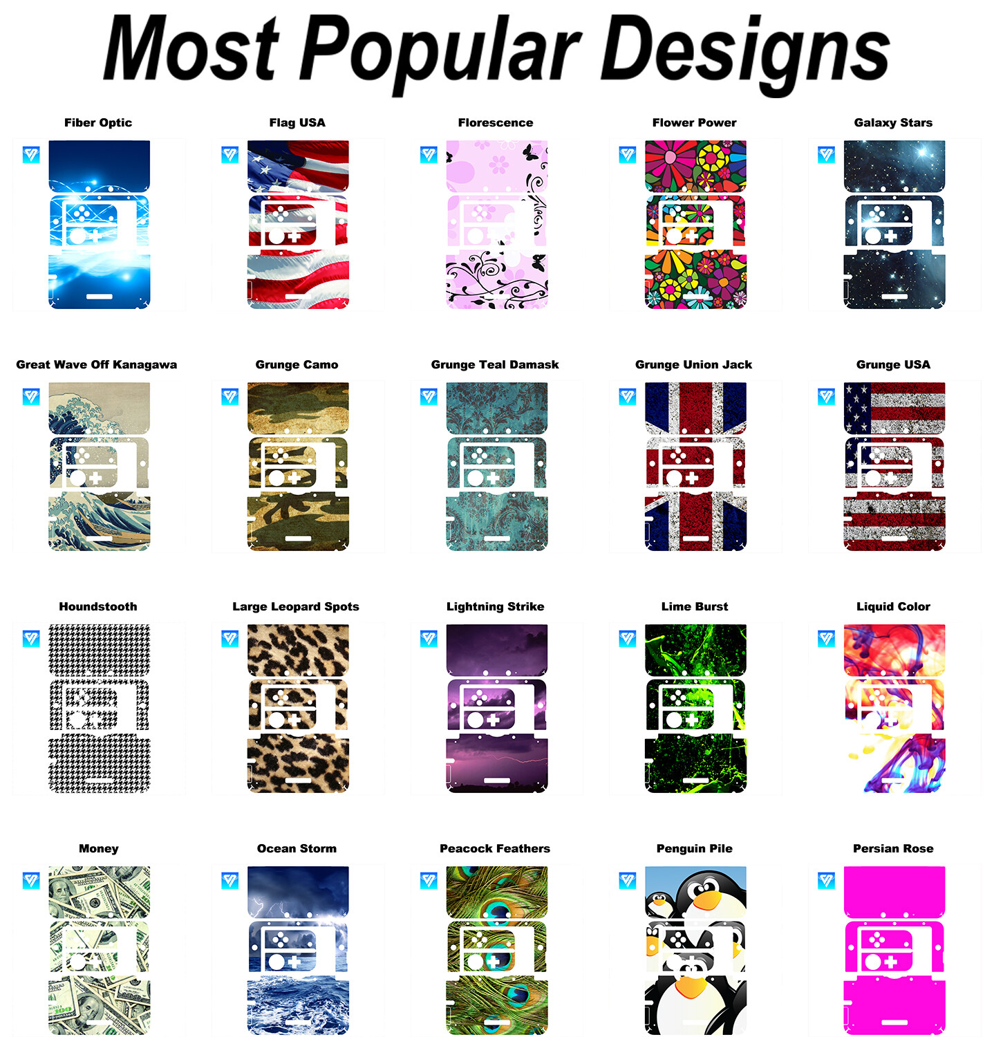 Choose Any 1 Vinyl Decal/Skin Design for the Original 3DS XL – Buy 1 Get 1 Free!