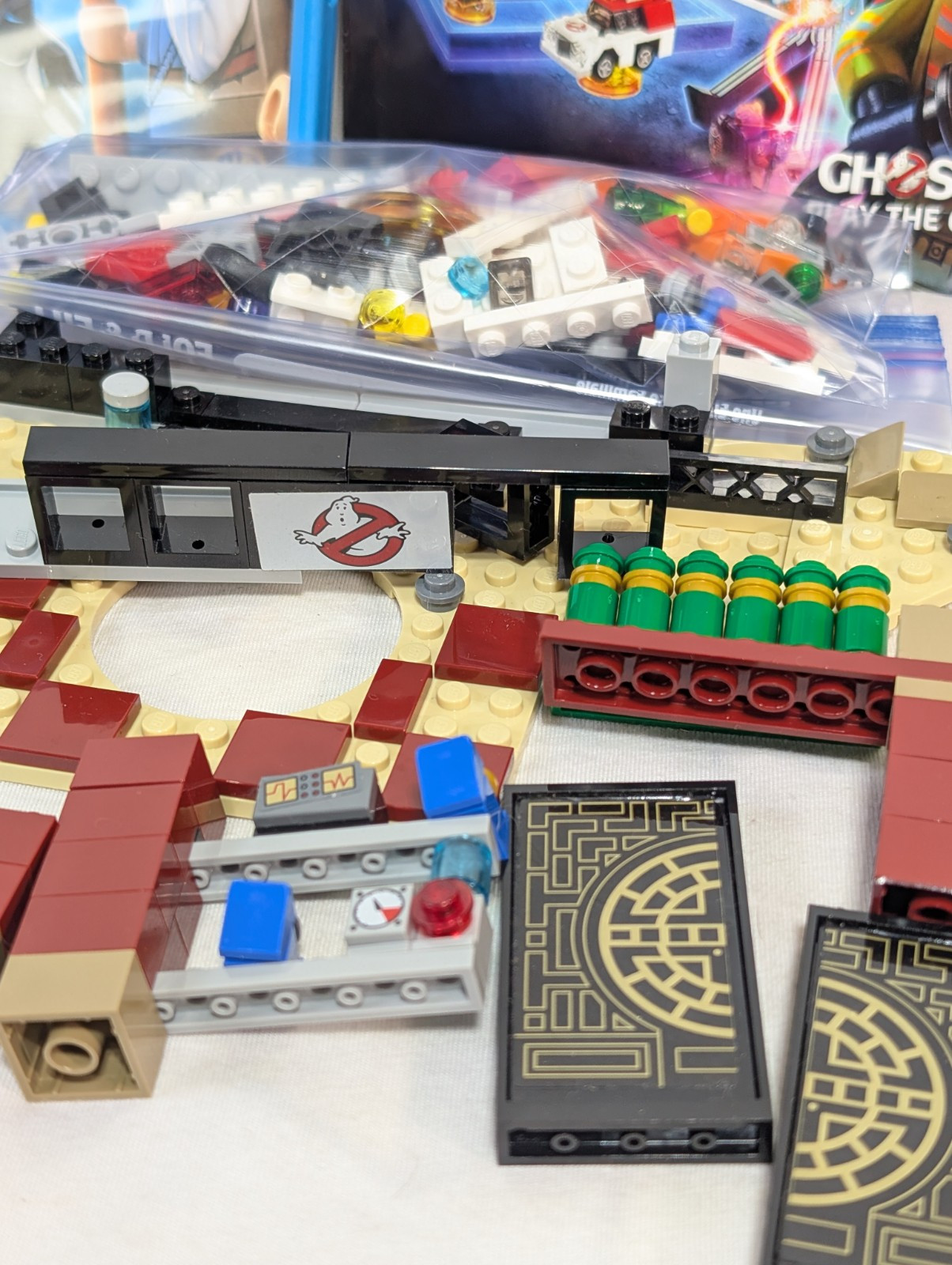 Lego Dimensions Lot Ghostbusters Wii U Game Slimer Portal Batman Ecto-1