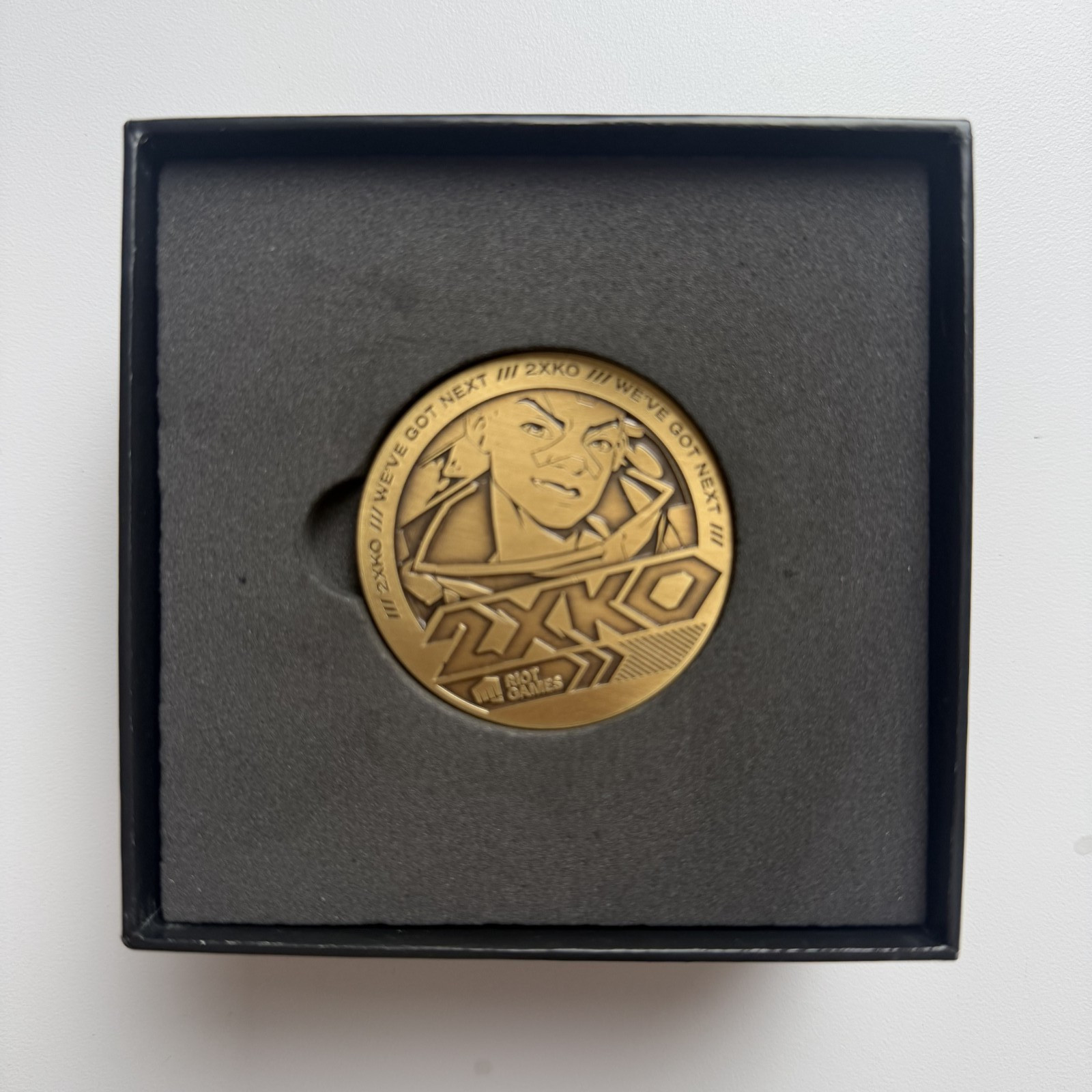 RARE Playtester Riot Games 2XKO Project L Commemorative Coin Medal w Box