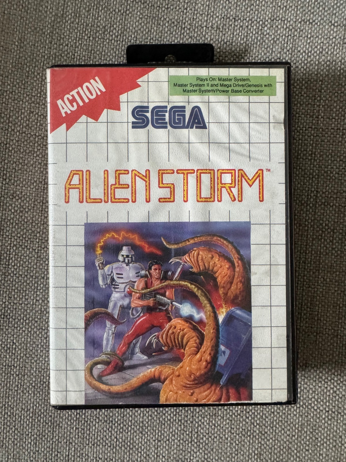 Master System ALIEN STORM Game PAL REGION FREE (Works on US Consoles)