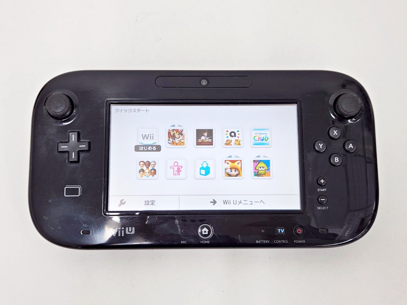 Nintendo Wii U Game Pad Black WUP-010(JPN) 401