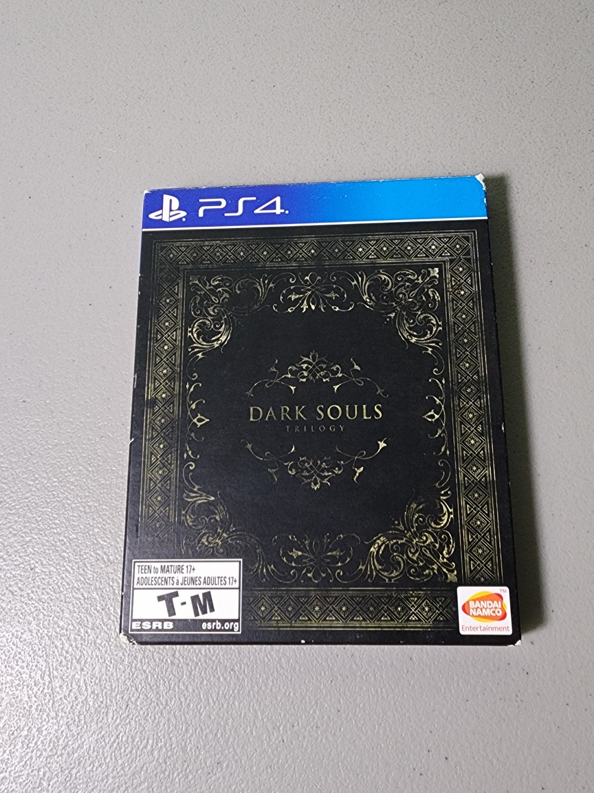 Dark Souls Trilogy 1 2 3 Steelbook CIB Complete w/ Cover PS4 Sony PlayStation 4