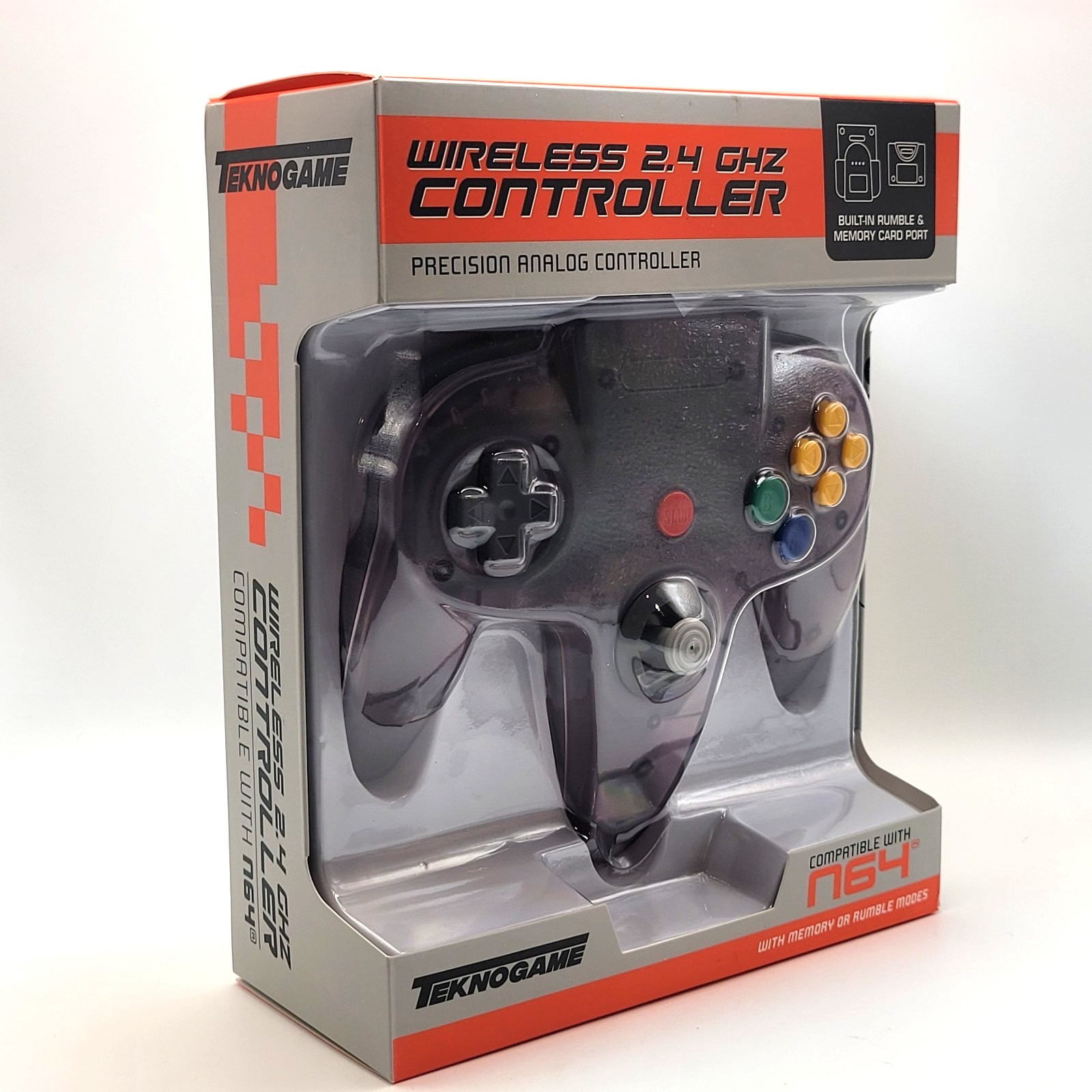 Nintendo 64 Wireless Controller 2.4 Ghz for N64 – TeknoGame® – Atomic Purple