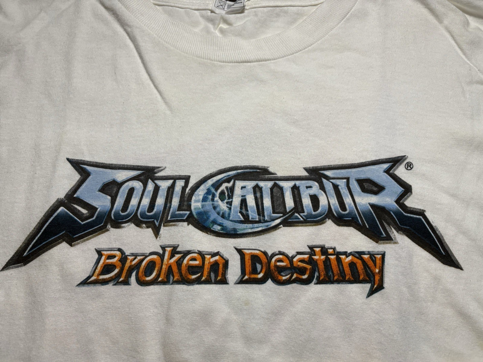Soul Calibur Broken Destiny 2000s Official Video Game Vintage Shirt Size XL Y2K