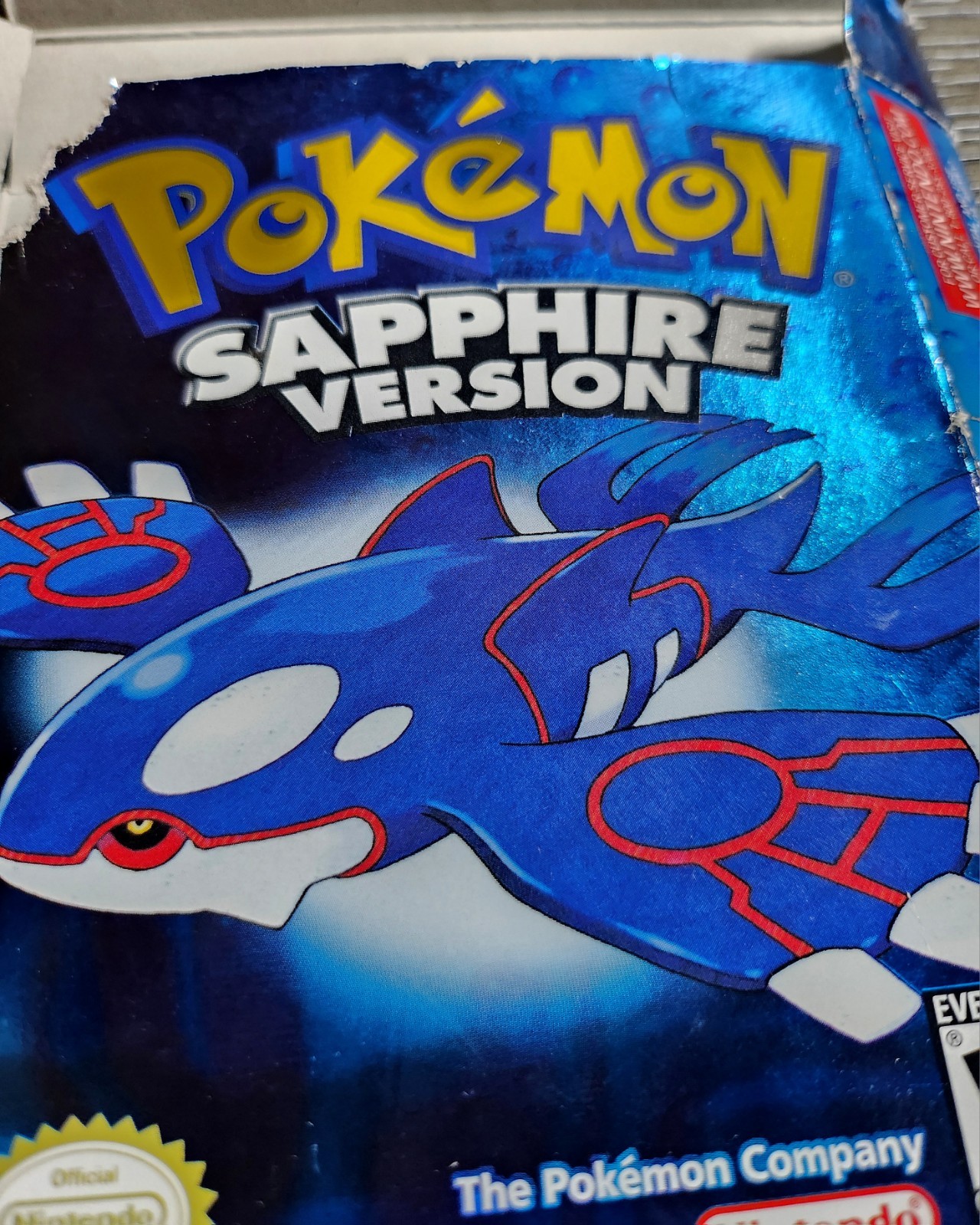 Nintendo GBA – Pokemon Sapphire AUTHENTIC ORIGINAL BOX ONLY GAMEBOY ADVANCE