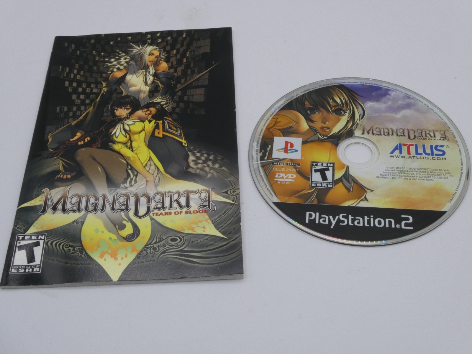 Magna Carta: Tears of Blood (PS2, PlayStation 2) Complete CIB Manual TESTED