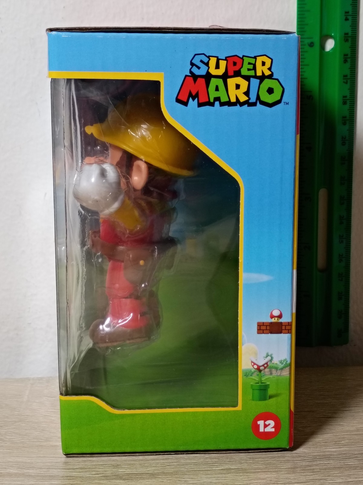 4″ BUILDER SUPER MARIO with Utility Belt #12 World of Nintendo GameStop Jakks