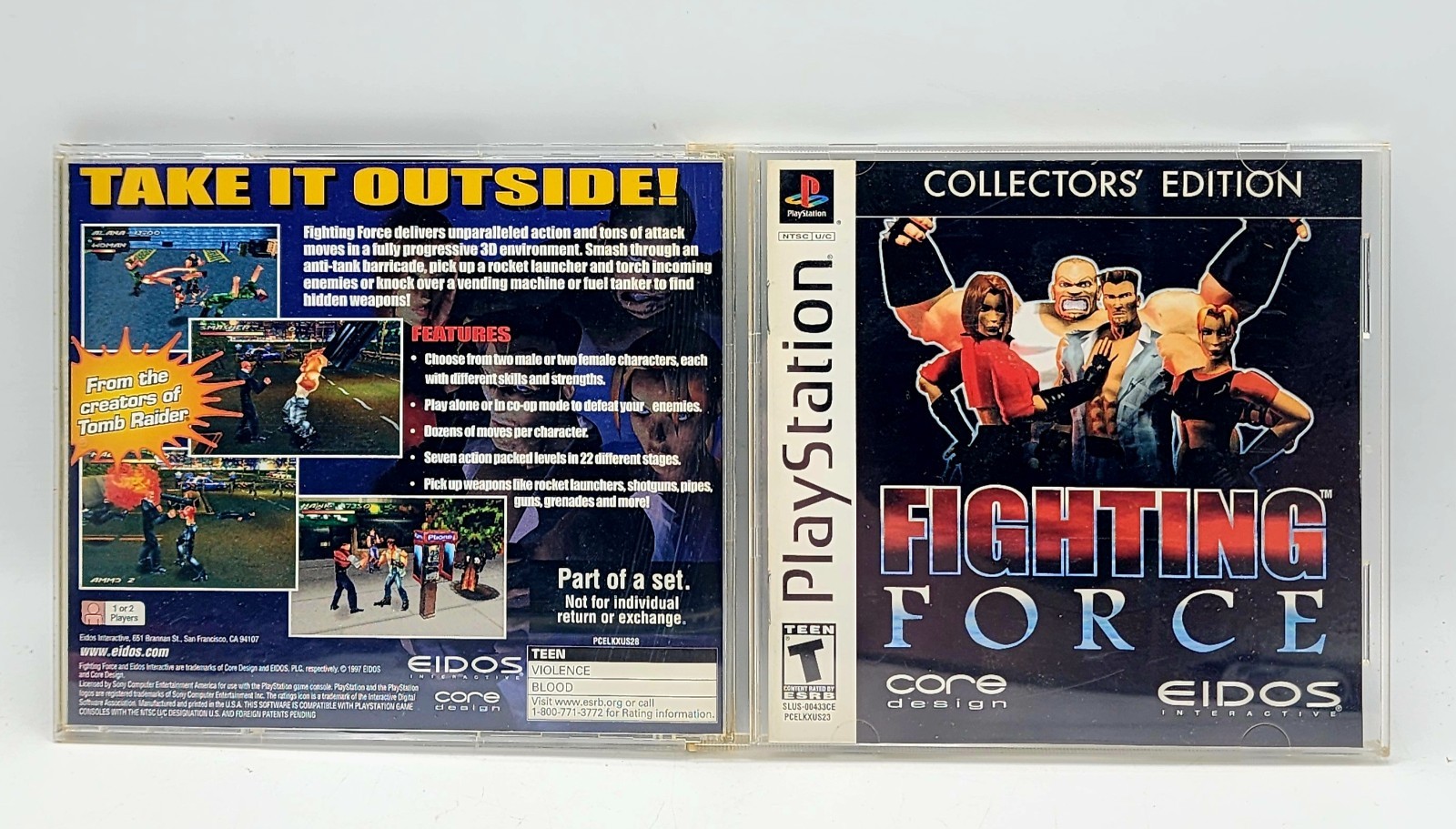 PS1 Eidos Collectors’ Edition Soul Reaver, Legacy of Kain & Fighting Force