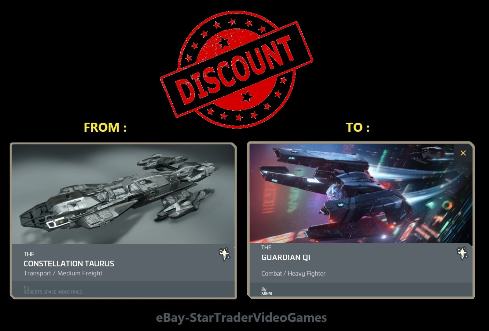 STAR CITIZEN – SHIP UPGRADE CONSTELLATION TAURUS TO GUARDIAN QI