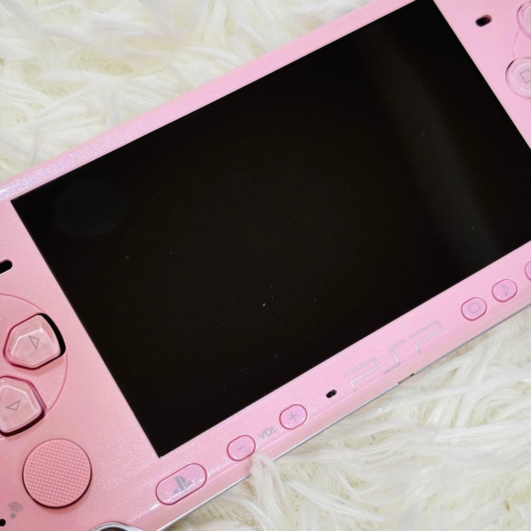 Excellent Sony PSP-3000 PSP 3000 Console Pink Region Free