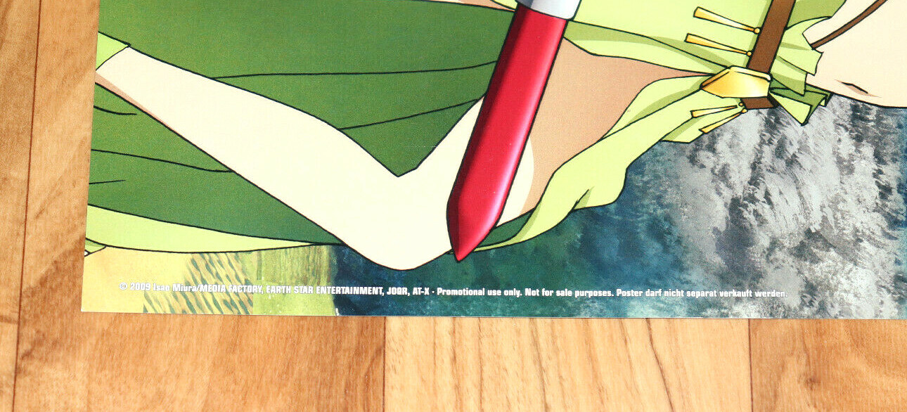 Halo Legends / The Sacred Blacksmith Very Rare Manga Anime Rare Promo Poster