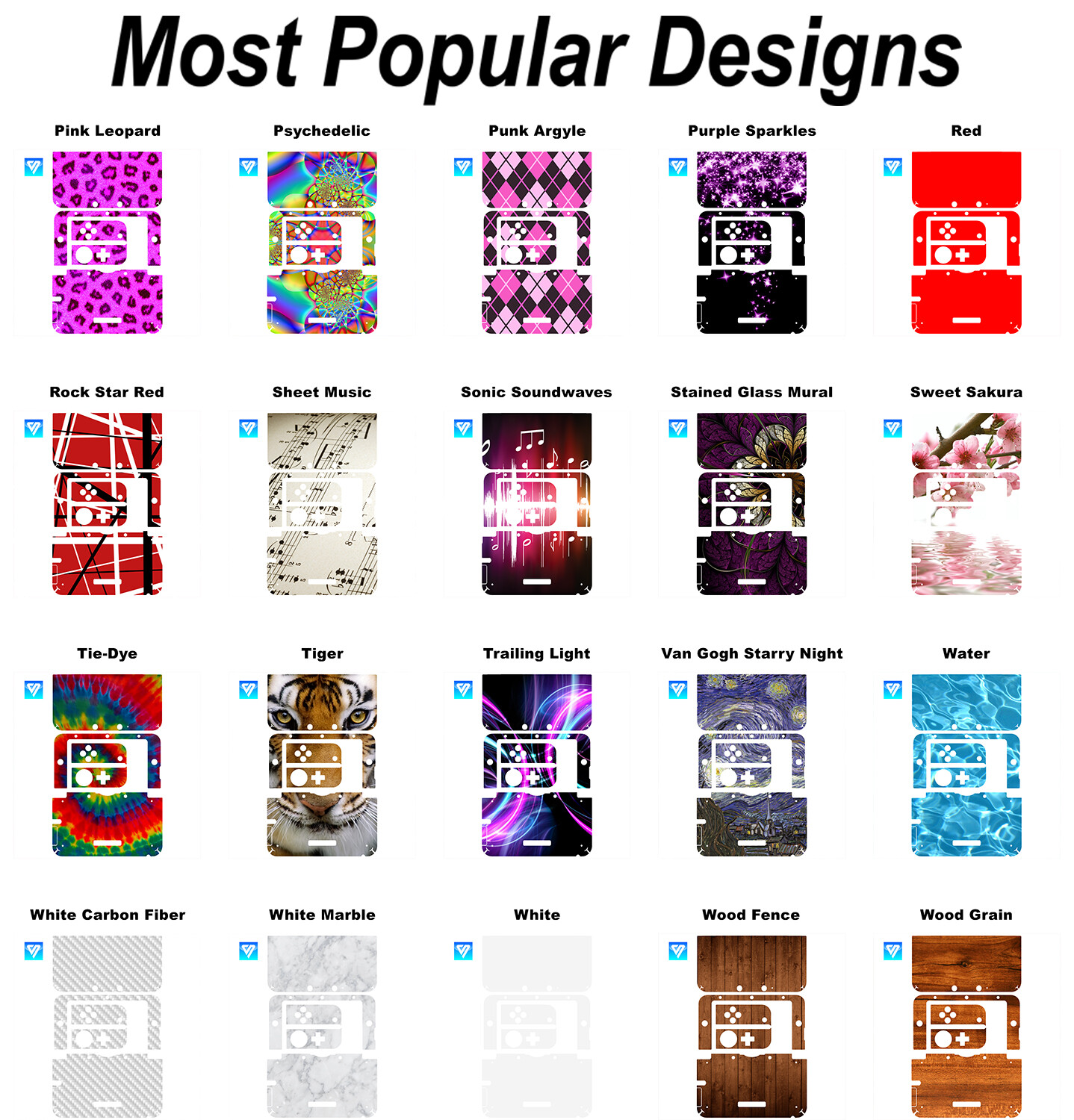 Choose Any 1 Vinyl Decal/Skin Design for the Original 3DS XL – Buy 1 Get 1 Free!