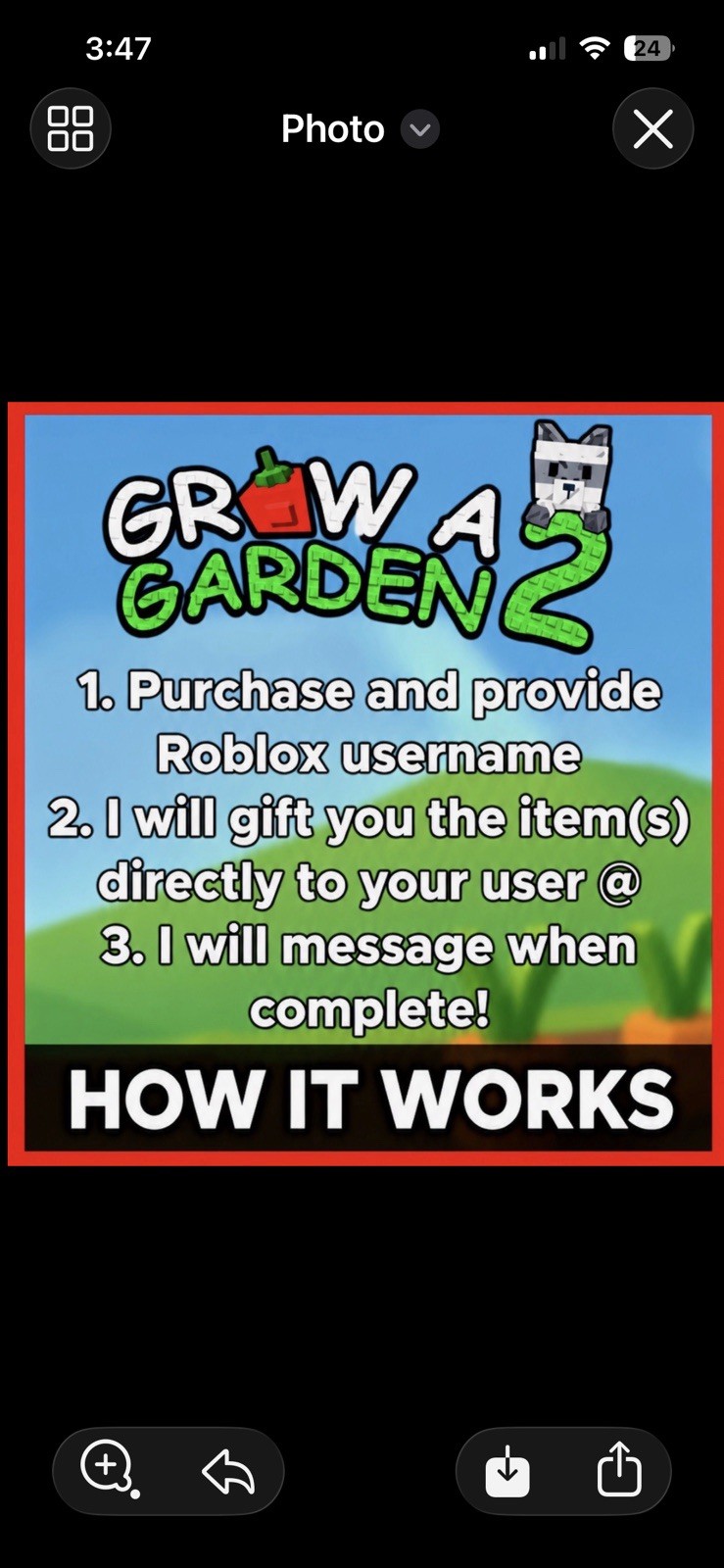 🪴Grow a Garden 2 | Rainbow Seed x10| GAG2 Fast & Easy