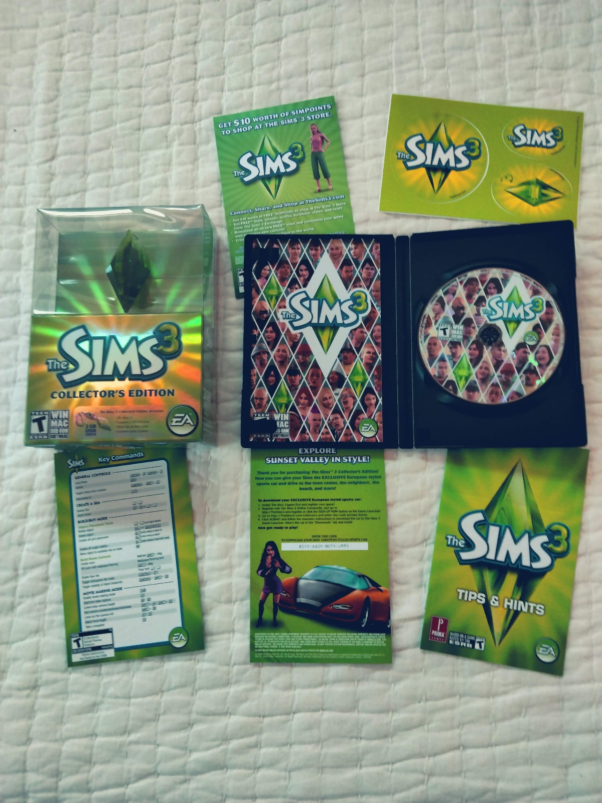 Sims 3: Collector’s Edition (Windows/Mac, 2009) with usb