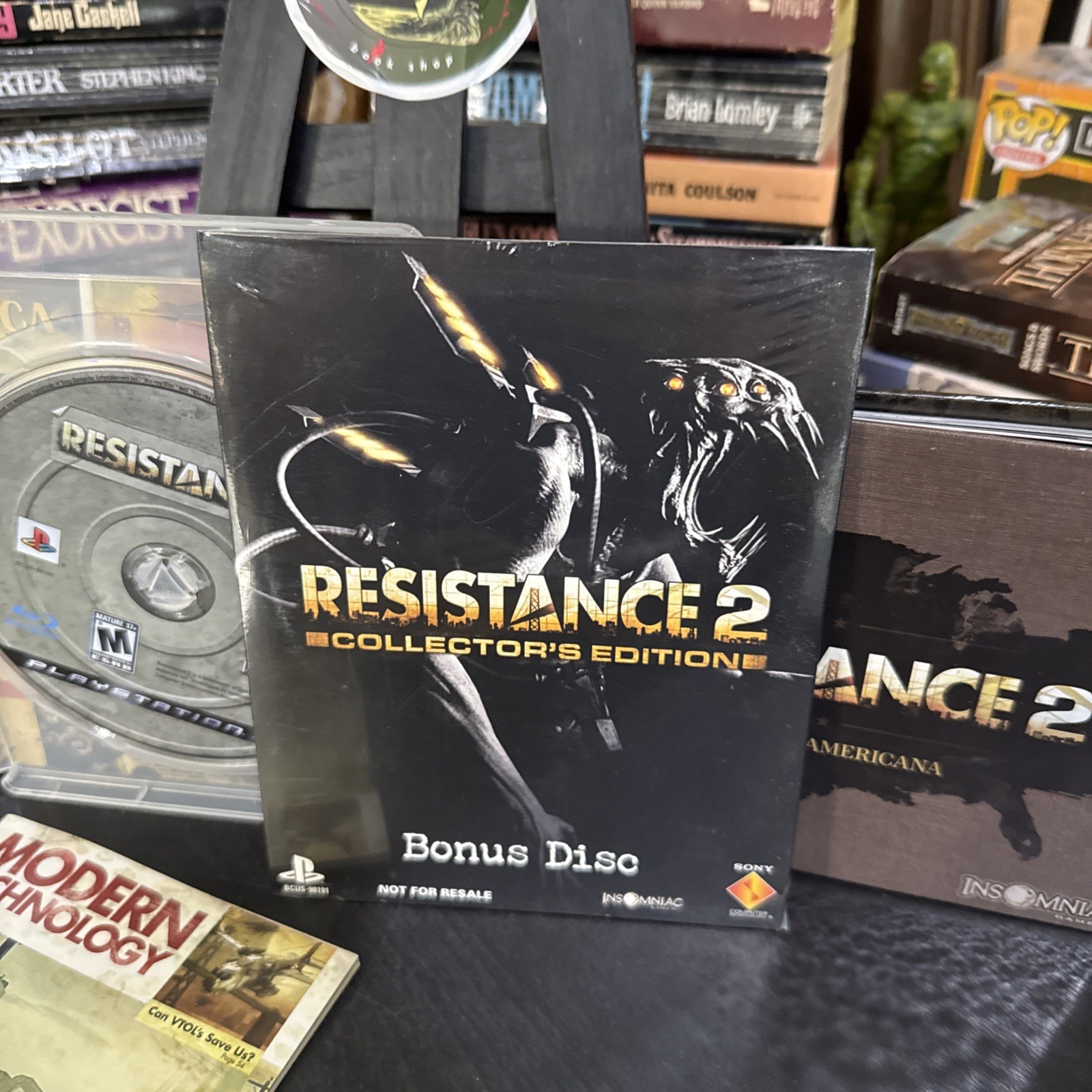 PS3 Resistance 2 Collector’s Edition Bonus Disc Sealed NO Figure