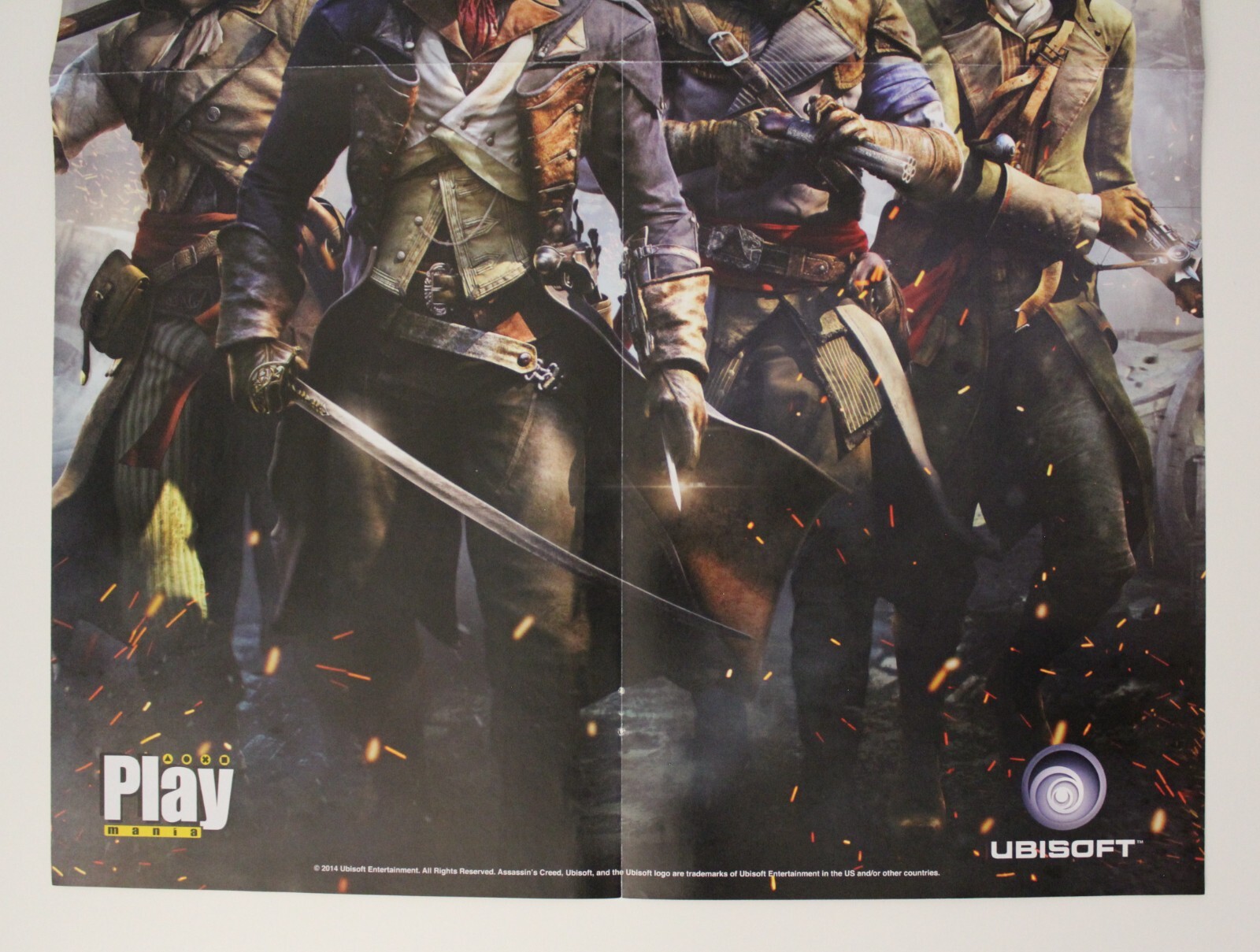 2014 ASSASSIN’S CREED UNITY Double-Sided Poster Spain 21″ x 15″ (53.5 x 38 cm.)