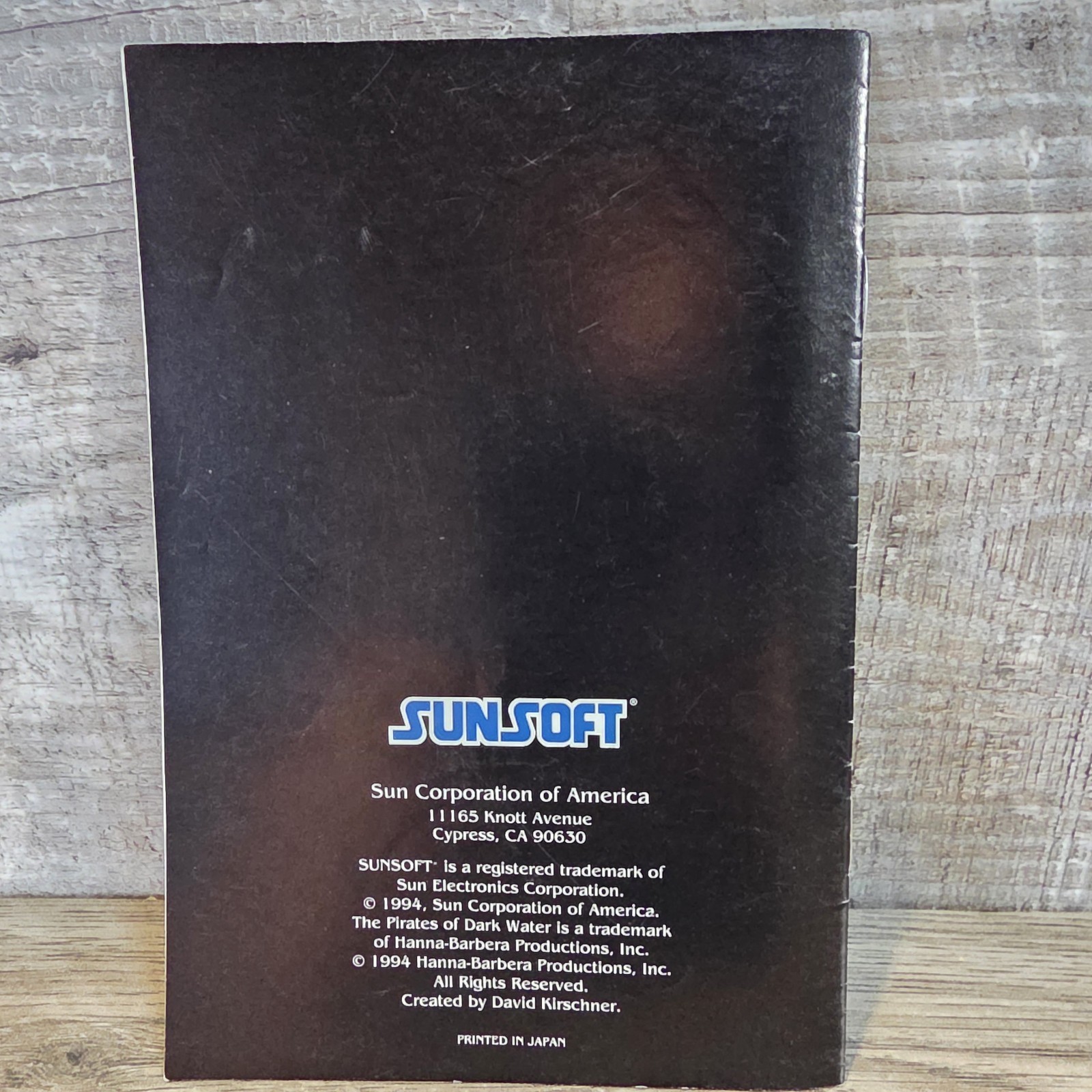 The Pirates Of Dark Water Super Nintendo SNES Original Manual Booklet Only Rare
