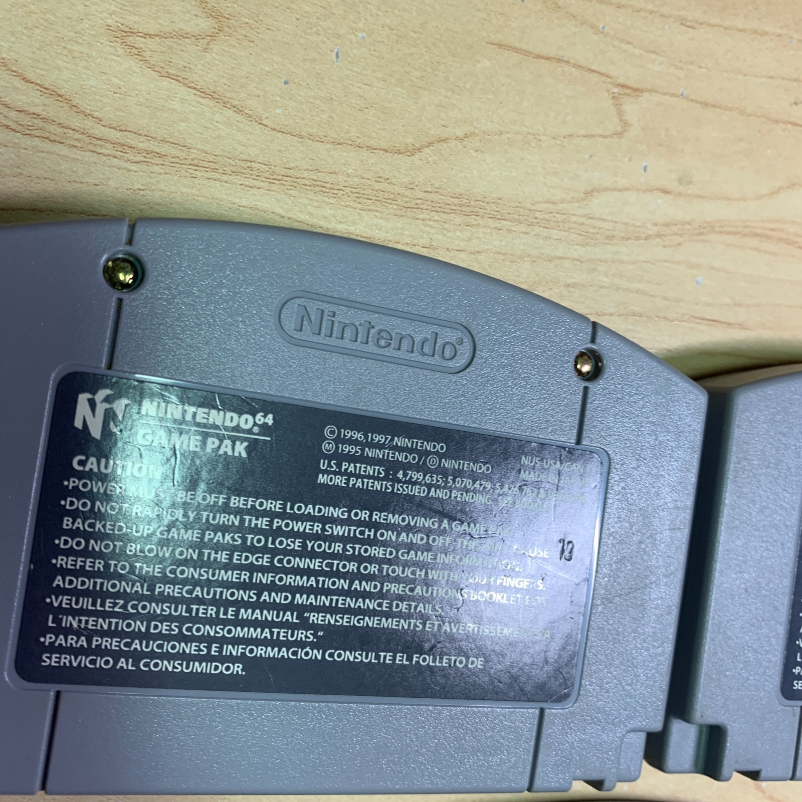 3 T Game Lot Winback Hybrid Heaven Jet Force Gemini N64 Authentic Cleaned Tested