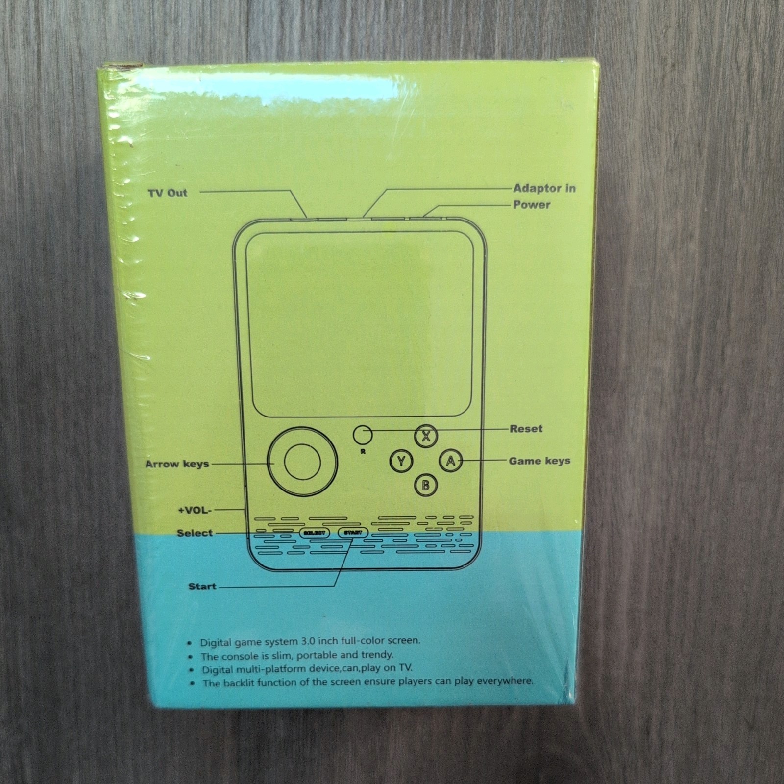 G5 Handheld Game Box 3″ Screen, Gray, TV Connectable, New Sealed