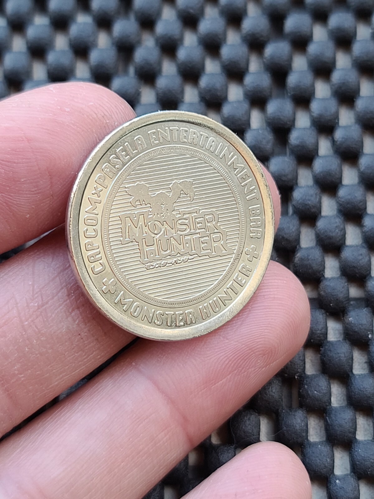 MONSTER HUNTER Capcom Capbar Cafe coin medal token rare promo SNES GBA N64 Airou