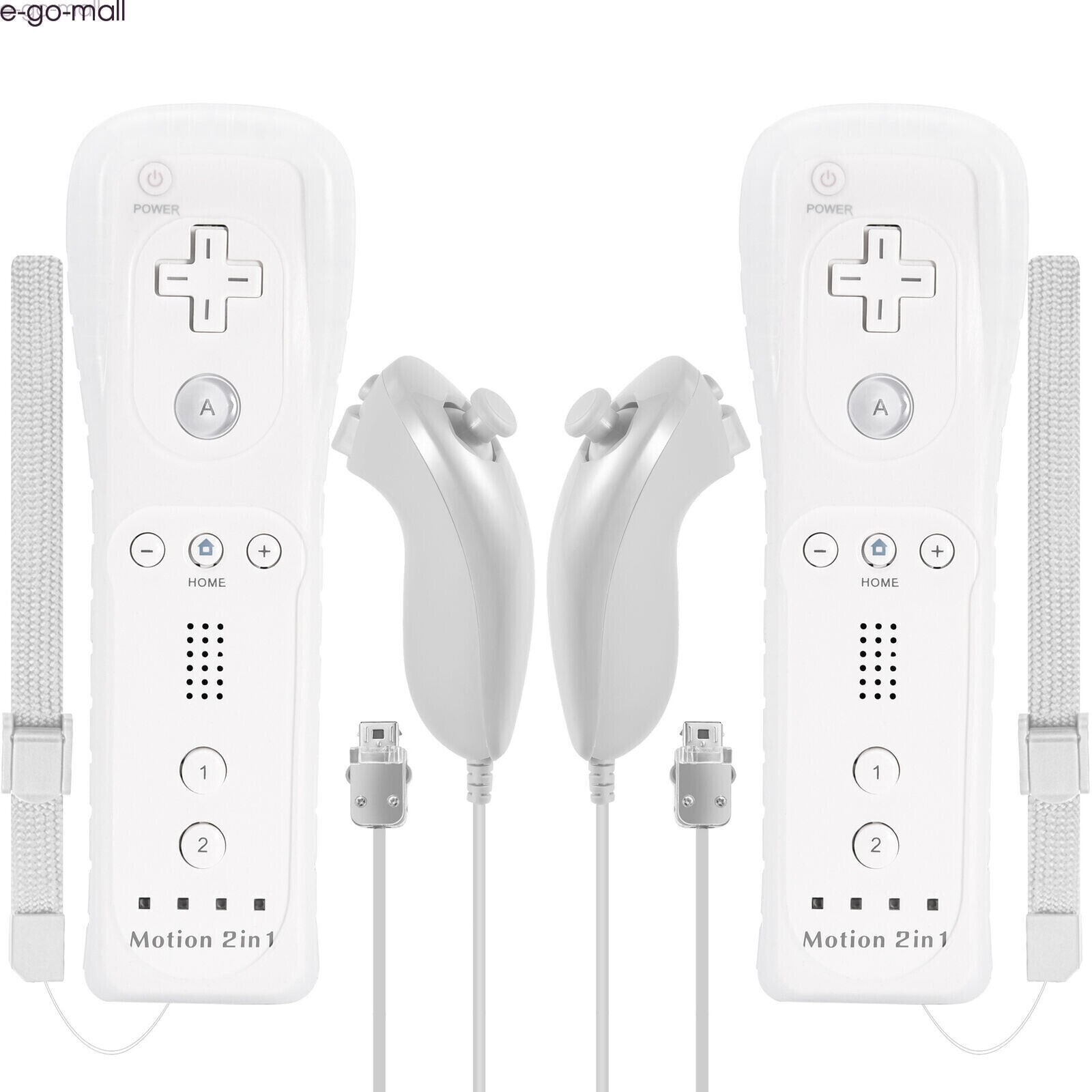 Motion Plus Wii Remote Controller & Nunchuck for Nintendo Wii & Wii U Console