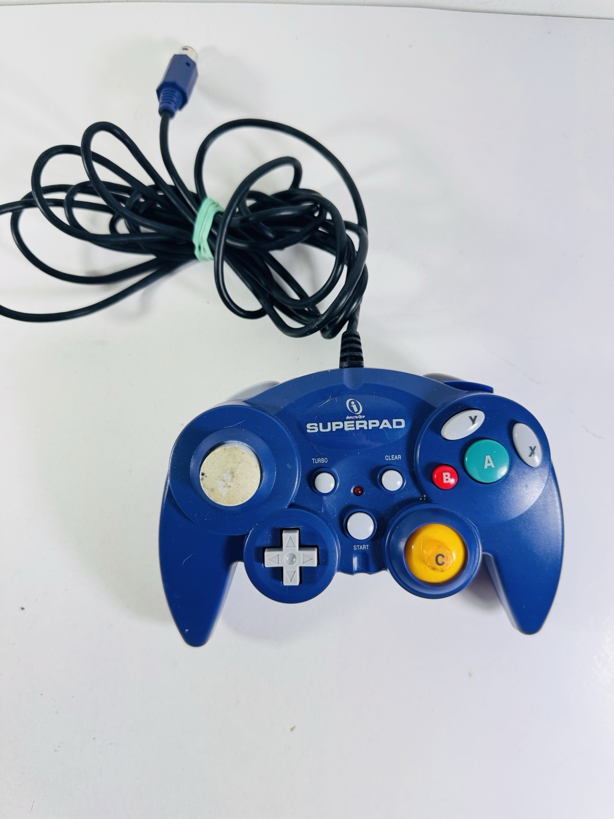 Nintendo GameCube Controller – InterAct Superpad Indigo Tested Controller ML447