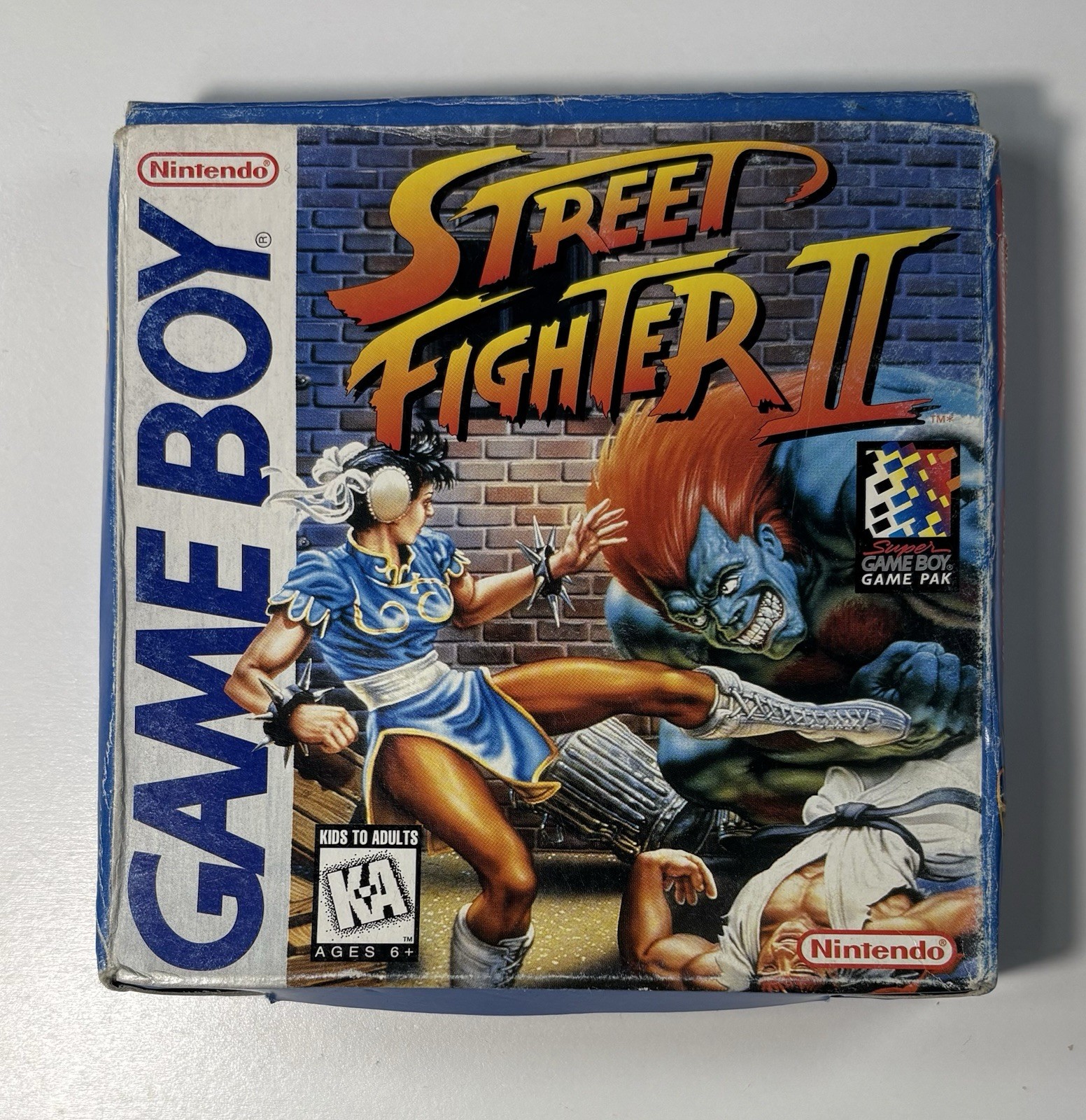 Street Fighter II 2 (Nintendo GameBoy 1995) W/ Box & Inserts READ – TESTED WORKS