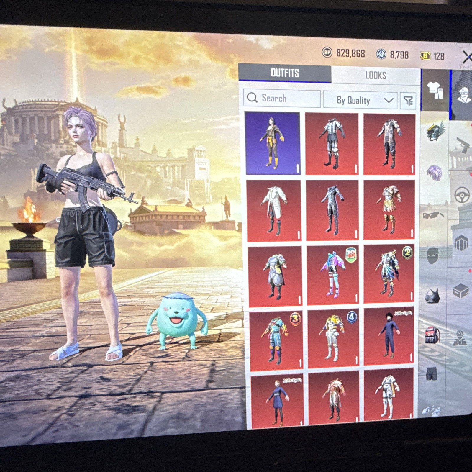 PUBG In-Game Inventory Screenshots – Character Outfits & Weapon Skins