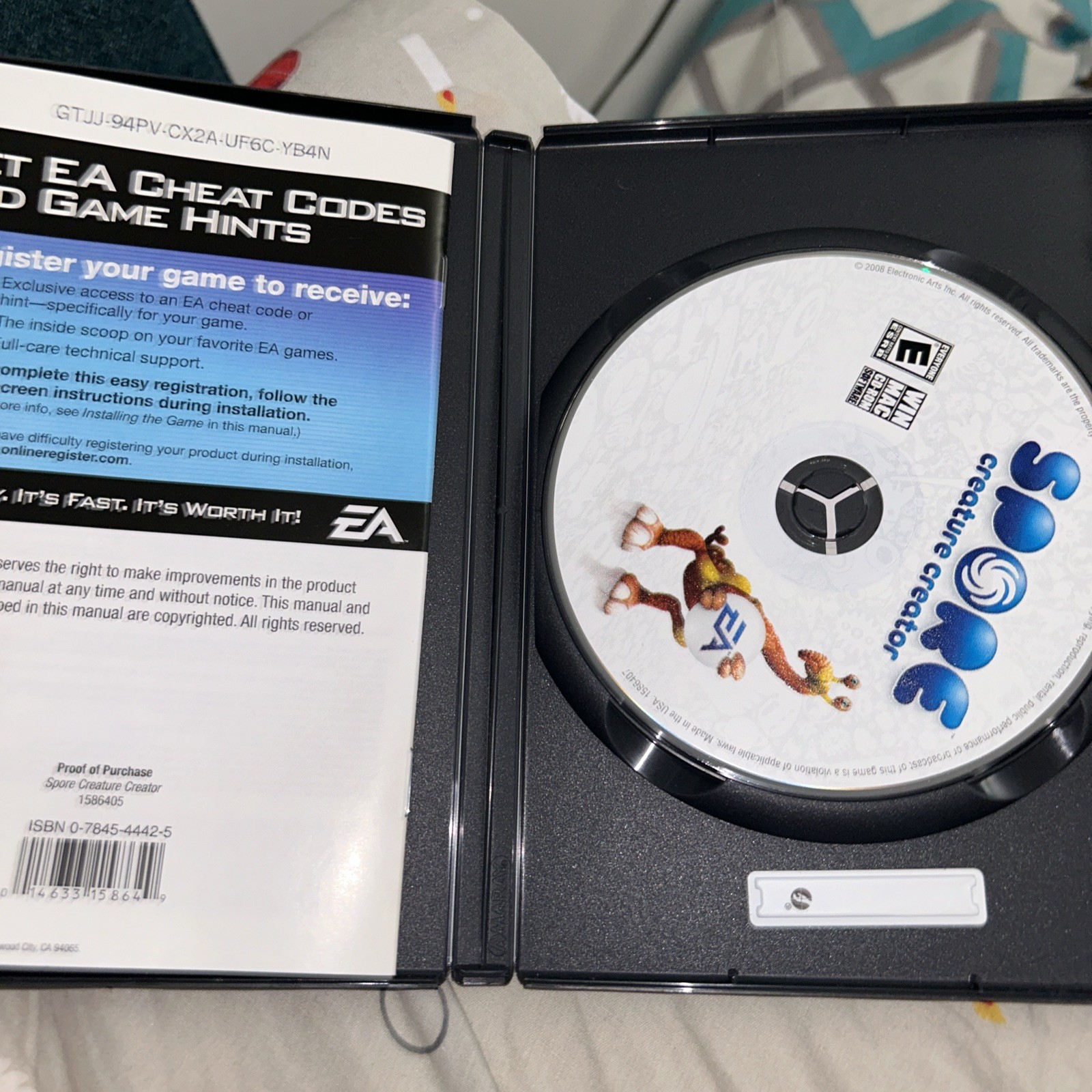 Spore Creature Creator, WIN MAC CD-ROM