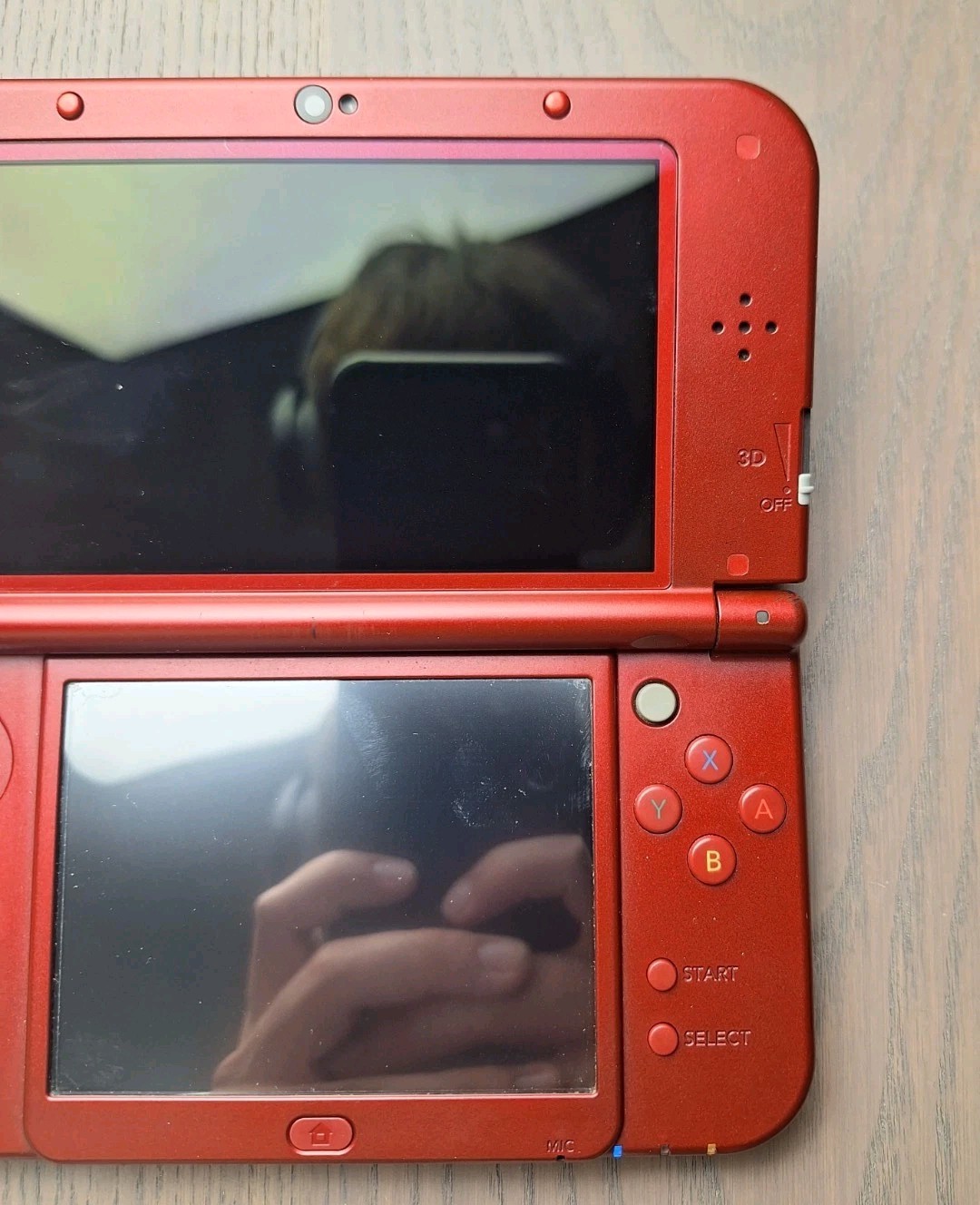 New Nintendo 3DS XL Metallic Red Charger + 32GB SD Card | Region Free CIB