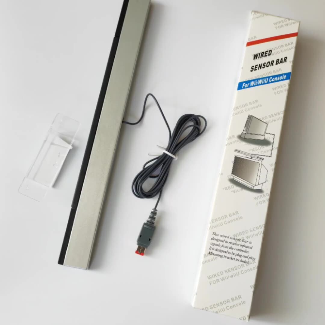 Wired Infrared Sensor Bar IR Ray Inductor for Nintendo Wii Wii U Remote Motion