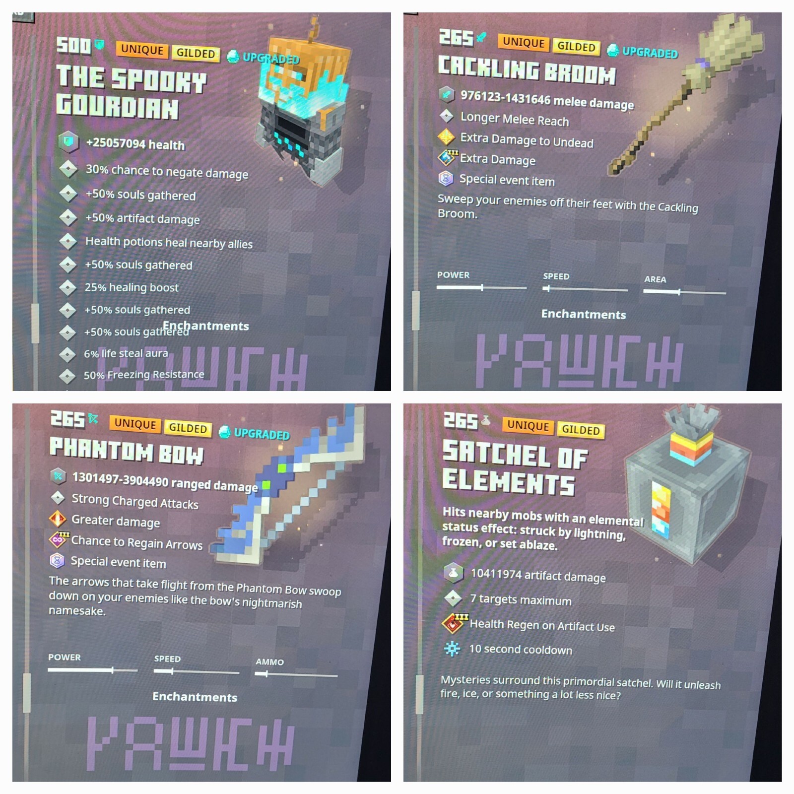 Minecraft Dungeons – Armor Unique Gilded Perfect Xbox/PS4/Switch/PC