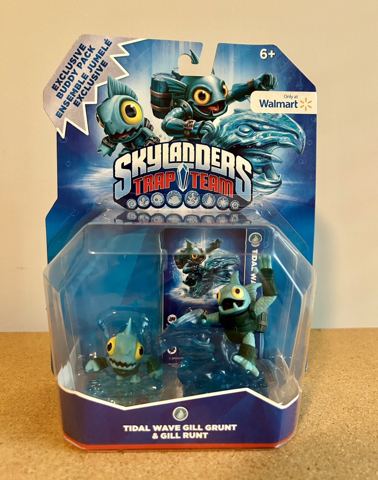 Skylanders – Trap Team – Buddy Pk – Tidal Wave Gill Grunt/Gill Runt 💦 BNIFSP