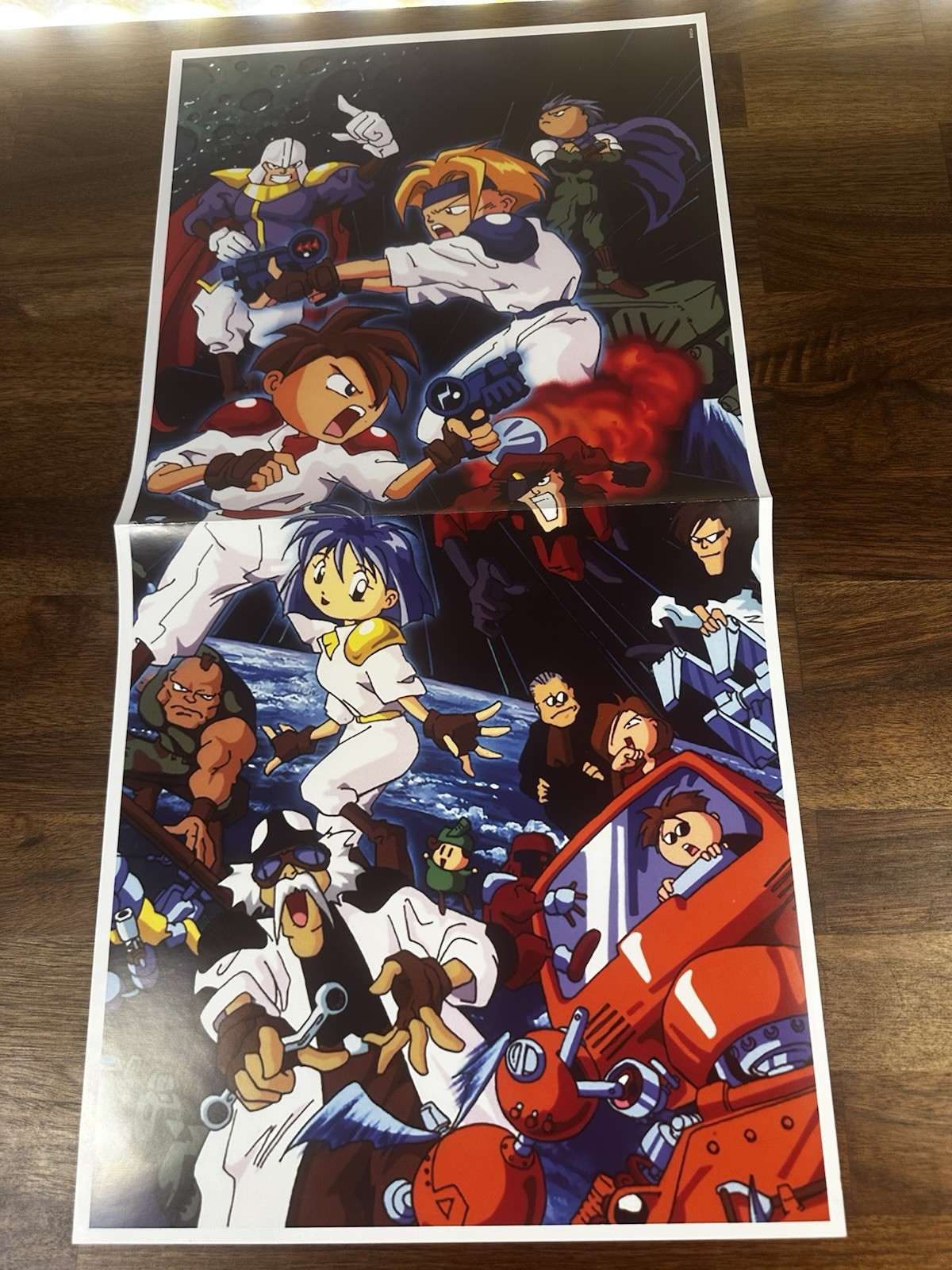 Gunstar Heroes OST Data Discs 011 Red Blue Split 2LP 45RPM In Shrink NM Sega