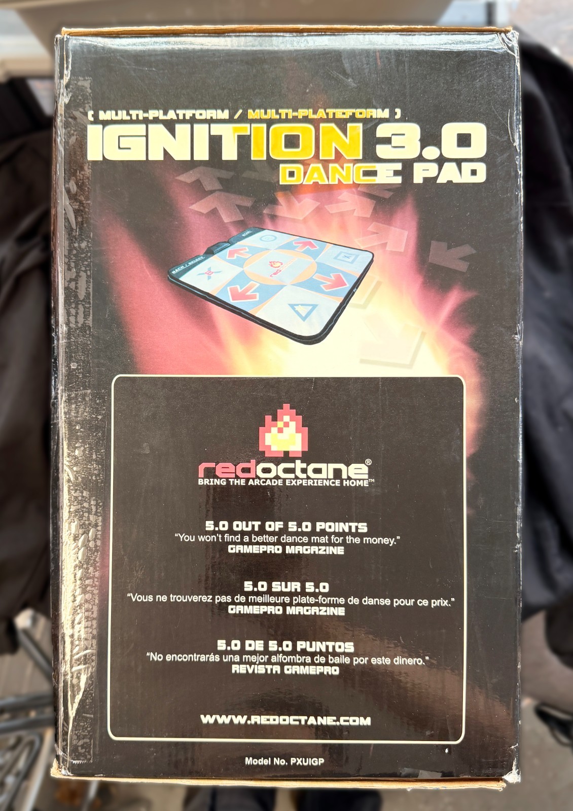 IGNITION 3.0 DANCE PAD Multi-Platform for Xbox PS2 PC Red Octane DDR (Open Box)