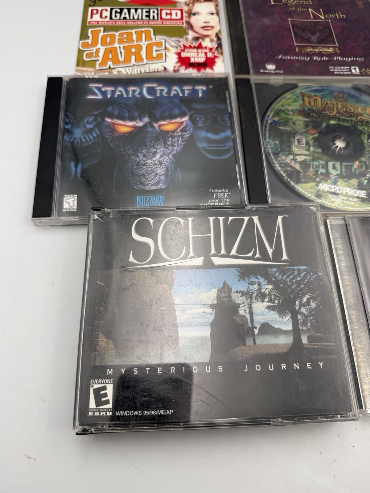 Lot Of Windows 95 XP PC Adventure Games Mummy Myst Majesty Schizm