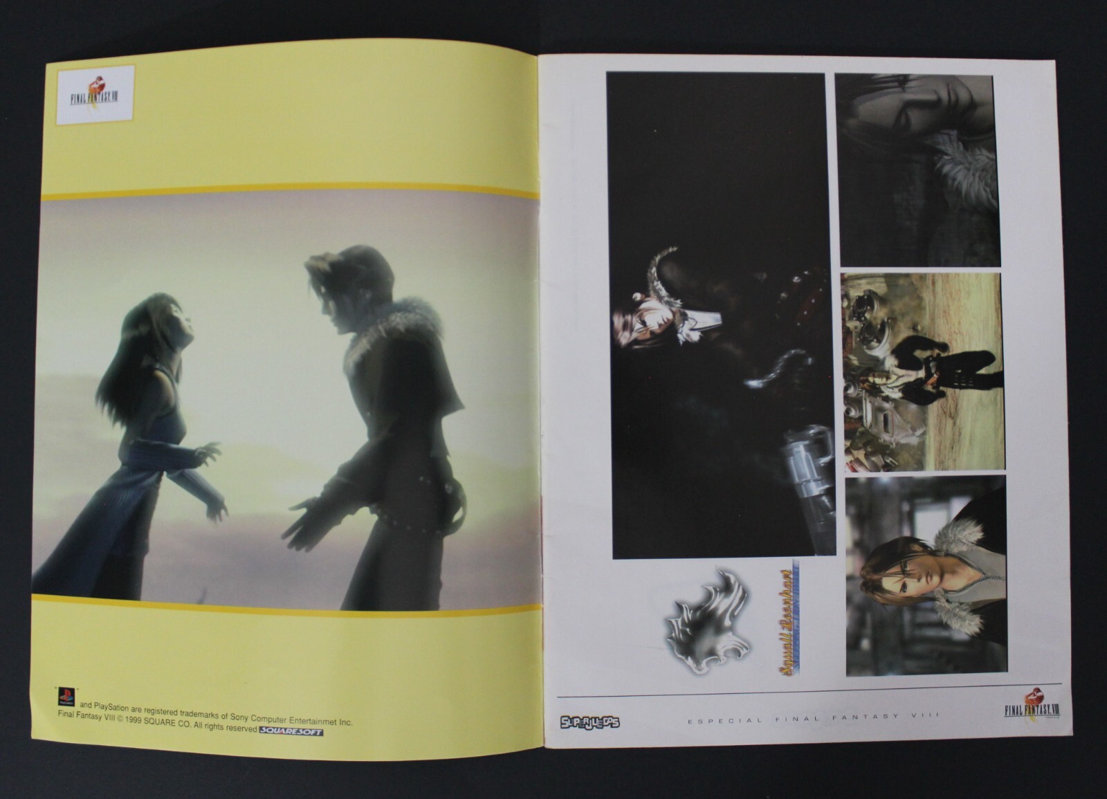 1999 FINAL FANTASY VIII Book 11.5″ x 9″ (30 x 23 cm) Spain Vintage 64 Pages VHTF