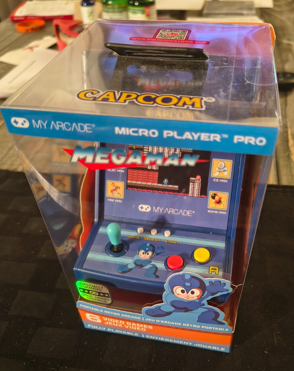 My Arcade Mega Man Micro Player Pro: 6 Video Games 6.75″ Mini Arcade Machine New