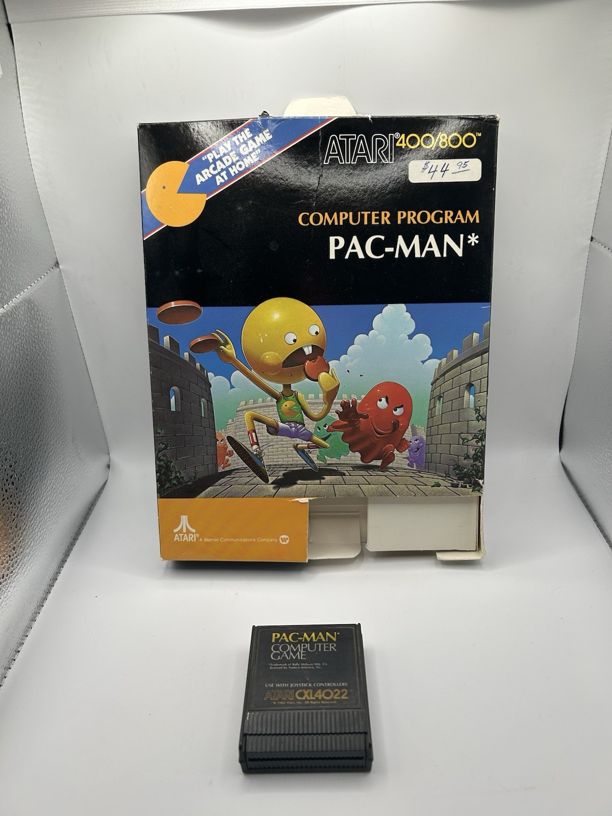 Atari 400/800 Pacman Box And Cartridge Tested