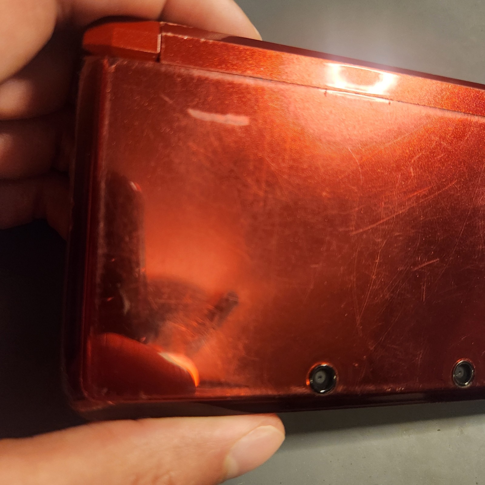 Nintendo 3DS Handheld Game Console Flame Red