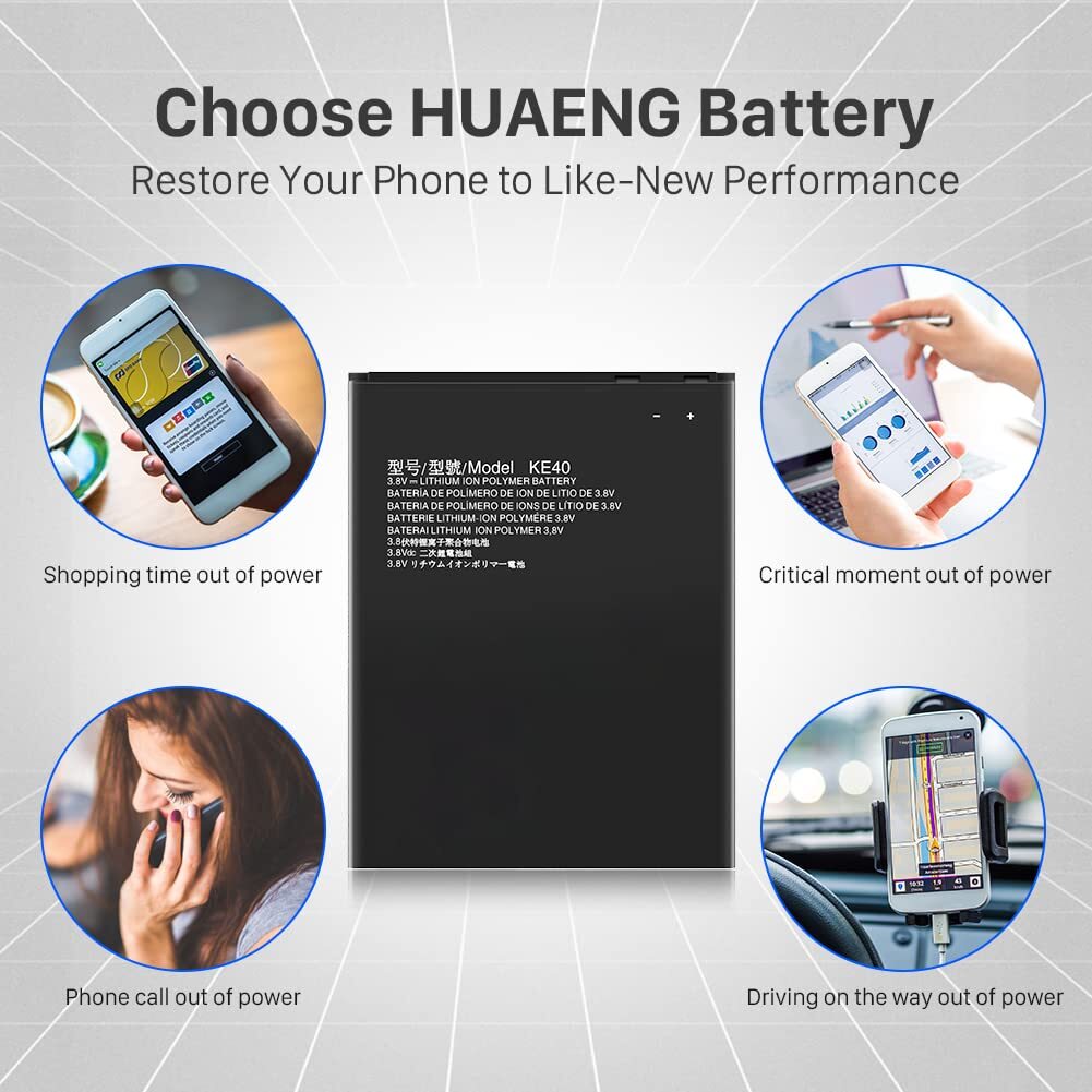 New 4000mAh KE40 Battery for Motorola Moto E6 XT2005 XT2005-3 XT2005-4 XT2005DL