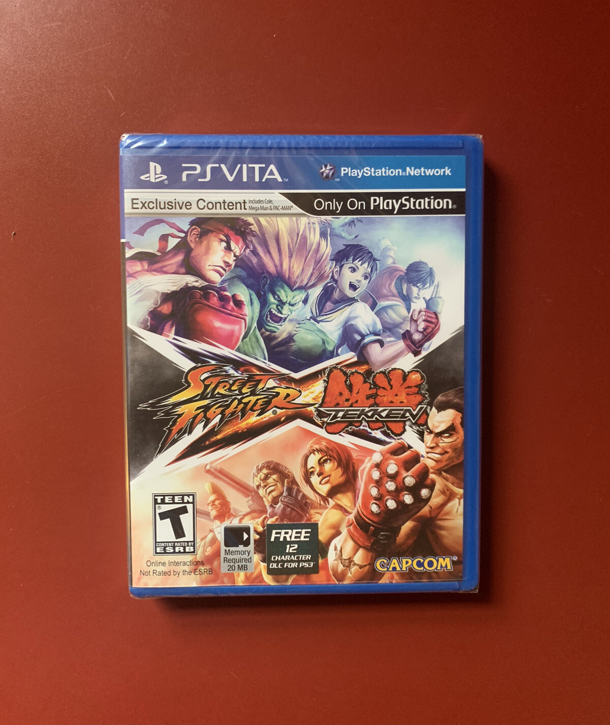 Street Fighter X Tekken PS Vita (Sony PlayStation Vita, 2012) Brand New