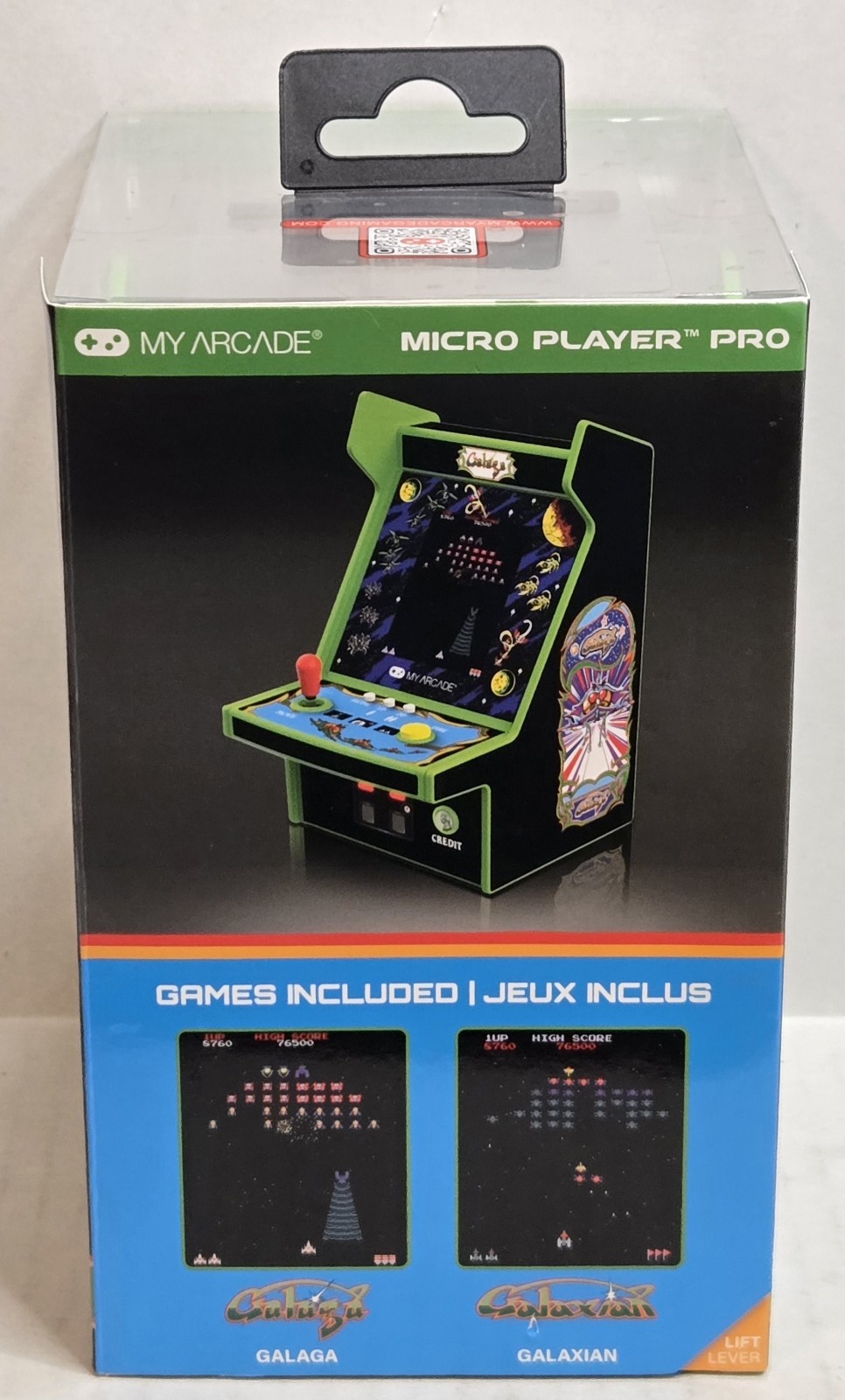 My Arcade DGUNL-4195 Galaga/Galaxian Micro Player Pro Portable Retro Arcade New