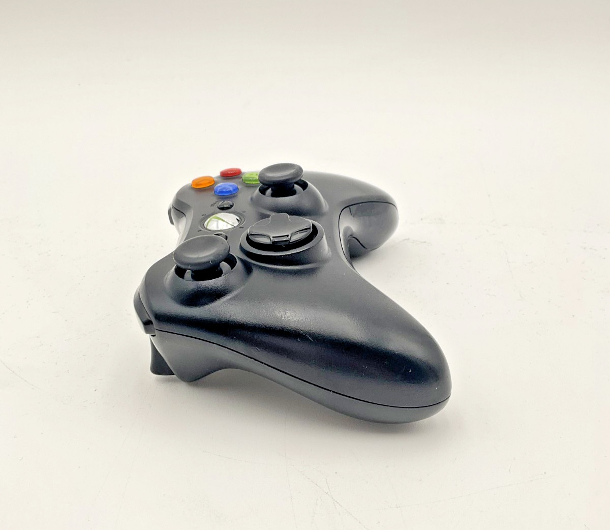 Xbox 360 Wireless Controller Glossy Black – Item Only – VG – Tested – X360