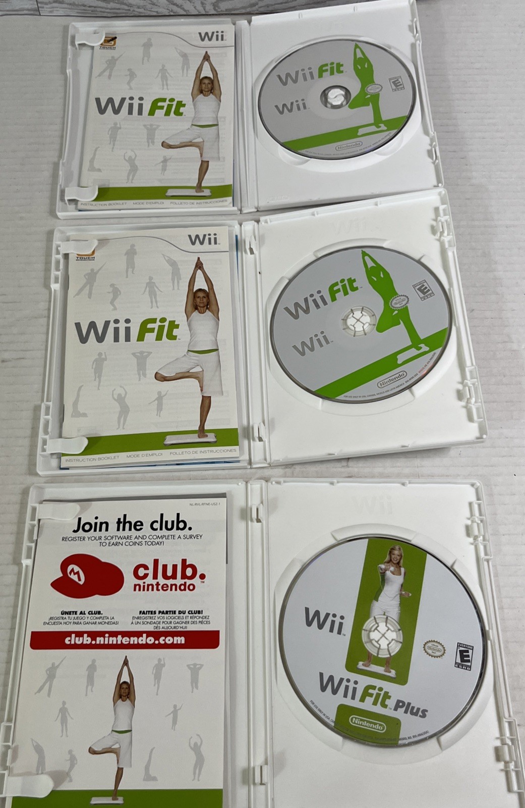 Lot of 8 Nintendo Wii Games Barbie Dora Wii Fit Plus Puzzle Deal or No Deal.