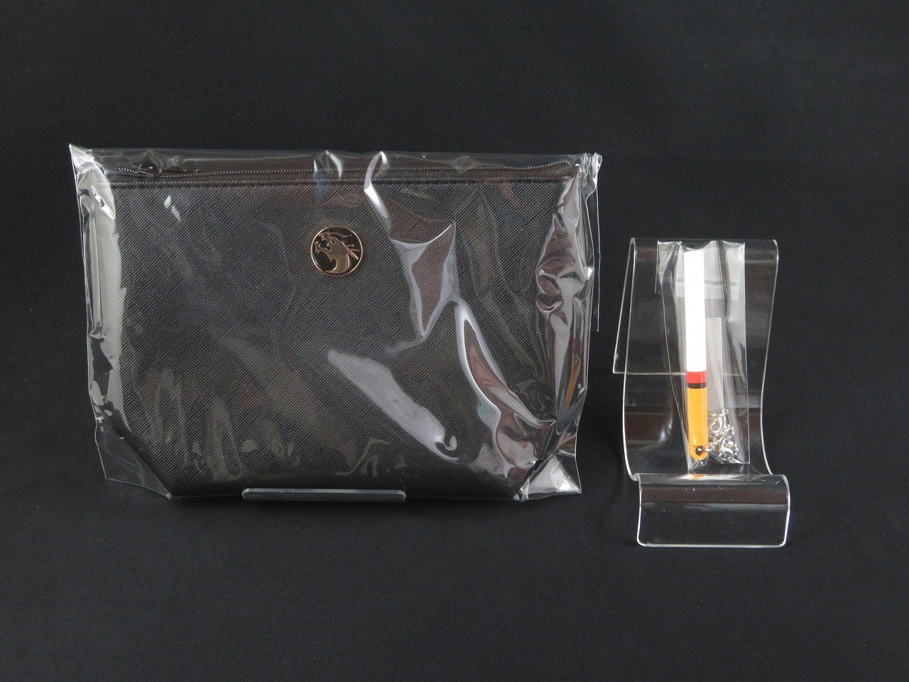 NEW Yakuza Ryu ga gotoku 7 Gaiden Synthetic Leather Pouch Gadget Key Chain SET 2