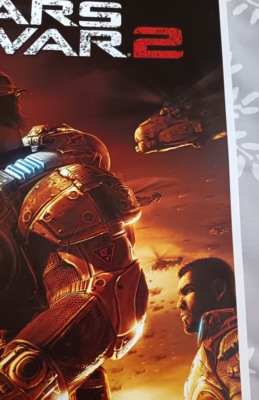 Gears of War 2 Marcus Fenix (Vintage, 2008) XBox 360 Game Poster (RARE)